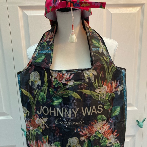 Johnny Was Pink Floral Kids Hat - Picture 4 of 9